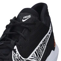 Giannis Antetokounmpo Milwaukee Bucks Autographed Game-Used Black Nike Shoes vs. Miami Heat on August 31 2020 with Multiple Inscriptions