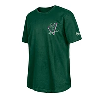 Men's New Era  Hunter Green Milwaukee Bucks Glow-in-the-Dark T-Shirt