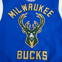 Men's Pro Standard  Blue Milwaukee Bucks 2024/25 City Edition Wool Varsity Full-Zip Jacket