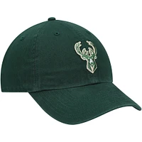 Casquette réglable '47 Hunter Green Milwaukee Bucks Logo Clean Up pour homme