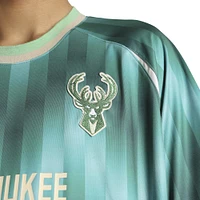 Men's Authmade x NBA Green Milwaukee Bucks Soccer Kit Fashion Jersey