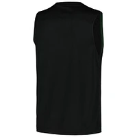 Men's Fanatics Black Milwaukee Bucks Birdseye Muscle Tank Top