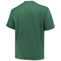 Men's Fanatics Hunter Green/Black Milwaukee Bucks Big & Tall Short Sleeve Long T-Shirt Set