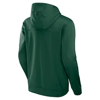 Men's Fanatics  Hunter Green Milwaukee Bucks Reserve Defender Pullover Hoodie