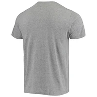 Men's Homage Heathered Gray Milwaukee Bucks NBA x Grateful Dead Tri-Blend T-Shirt