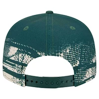 Men's New Era Hunter Green Milwaukee Bucks Tip-Off 9FIFTY Snapback Hat
