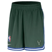 V110918 Bucks FA24 Short tissé Dri-Fit authentique NI4 d'avant-match 6" pour hommes SHTMEN FV2210-323 #33