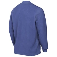 Men's Nike Royal Milwaukee Bucks 2024/25 City Edition Courtside Max90 Heavyweight Long Sleeve T-Shirt