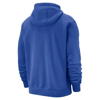 Men's Nike Royal Milwaukee Bucks 2024/25 City Edition Essential Club Pullover Hoodie
