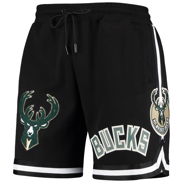Short Pro Standard Milwaukee Bucks en chenille noir pour homme