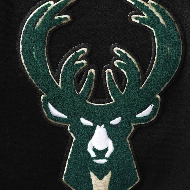 Short Pro Standard Milwaukee Bucks en chenille noir pour homme
