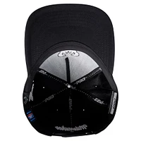 Men's Pro Standard Black Milwaukee Bucks Paint the City Pinch Front Snapback Hat