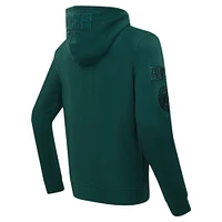 Men's Pro Standard Hunter Green Milwaukee Bucks Triple Tonal DK Full-Zip Hoodie Jacket