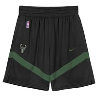 Preschool Black Milwaukee Bucks Mesh Tank Top and Shorts Set