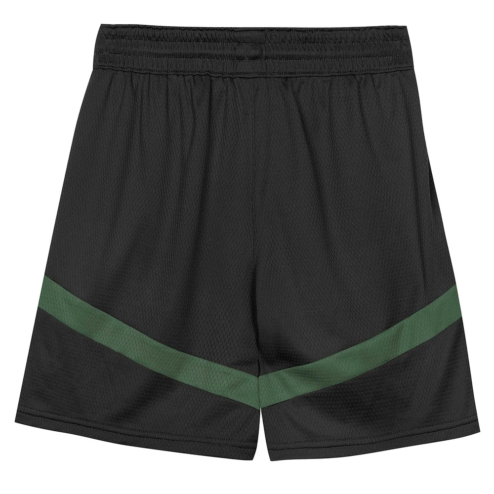 Preschool Black Milwaukee Bucks Mesh Tank Top and Shorts Set