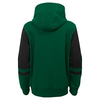 Preschool Green Milwaukee Bucks Straight To The League Full-Zip Hoodie