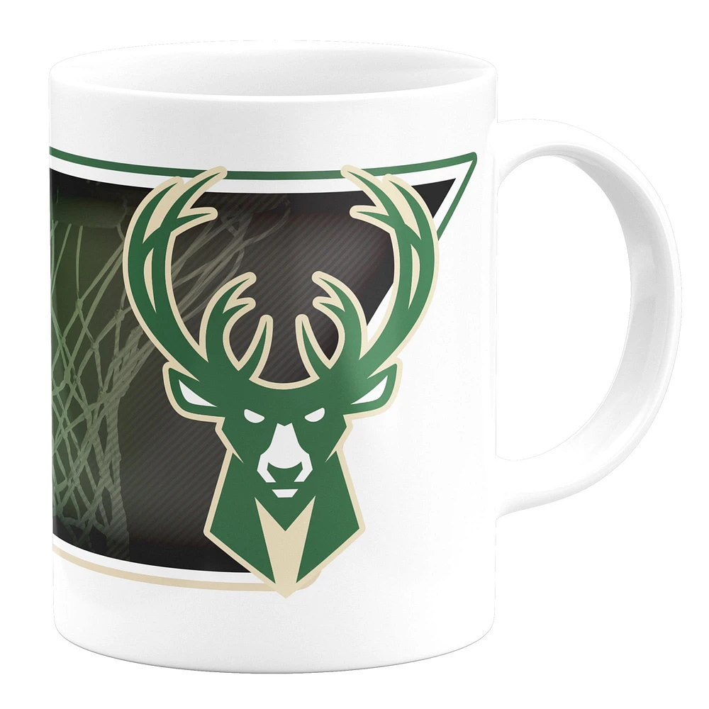 The Sports Vault Milwaukee Bucks - 11oz. Tasse à café sublimée