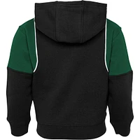 Toddler Black Milwaukee Bucks Shot Caller - Full-Zip Hoodie & Pants Set