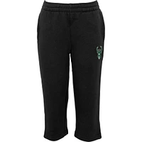 Toddler Black Milwaukee Bucks Shot Caller - Full-Zip Hoodie & Pants Set