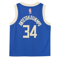 Toddler Nike Giannis Antetokounmpo Royal Milwaukee Bucks 2024/25 Swingman Player Jersey - City Edition
