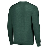 Unisex Homage Hunter Green Milwaukee Bucks Holiday Raglan Pullover Sweatshirt