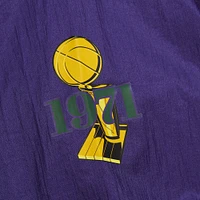 Unisex Mitchell & Ness  Purple Milwaukee Bucks Hardwood Classics Team OG 3.0 Anorak Half-Zip Windbreaker Jacket