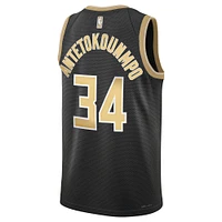 Unisex Nike Giannis Antetokounmpo Black Milwaukee Bucks  Select Series Swingman Jersey