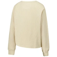 Unisex Sportiqe Cream Milwaukee Bucks High Country Collection Cullen Waffle Knit Long Sleeve T-Shirt