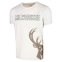 Unisex Stadium Essentials White Milwaukee Bucks Scoreboard T-Shirt
