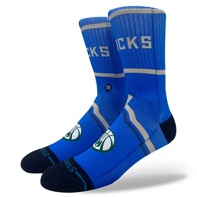 Chaussettes unisexes Stance Milwaukee Bucks City Edition 2024/25