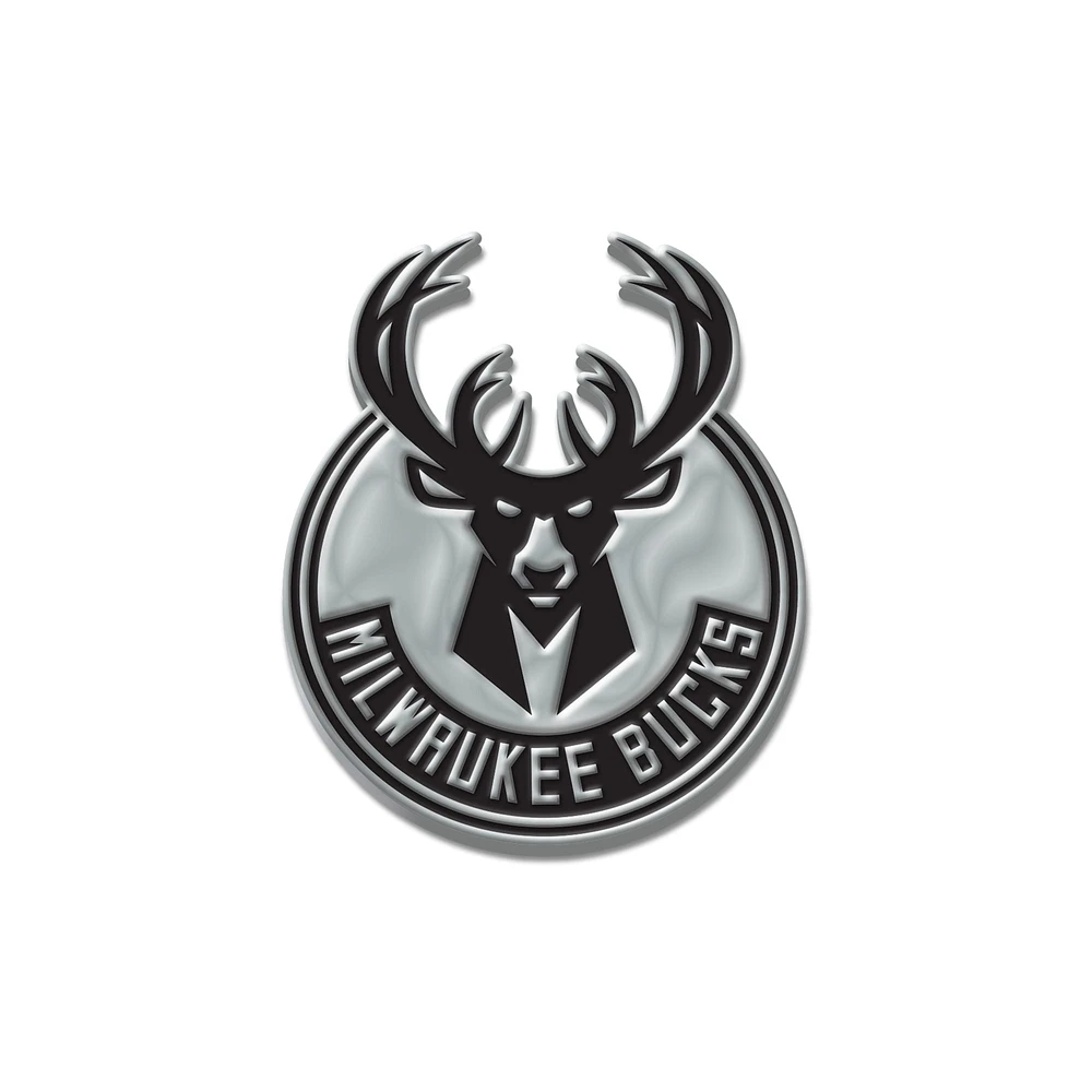 Emblème de voiture WinCraft Milwaukee Bucks Team Chrome