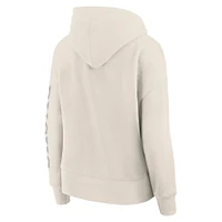 Women's Fanatics Cream Milwaukee Bucks Elements Next Pullover Hoodie