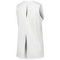 Women's Levelwear White Milwaukee Bucks Paisley Peekaboo Tank Top