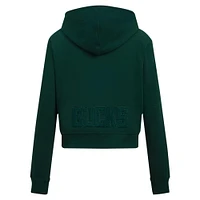 Women's Pro Standard Hunter Green Milwaukee Bucks Triple Tonal Full-Zip Hoodie