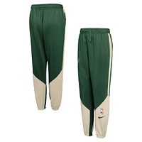 Youth Nike Hunter Green Milwaukee Bucks 2024/25 Authentic Showtime Pants
