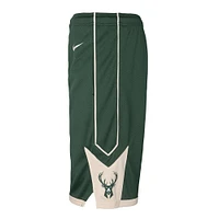 Youth Nike Hunter Green Milwaukee Bucks Swingman Performance Shorts – Icon Edition