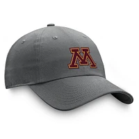 Men's Top of the World  Gray Minnesota Golden Gophers Victory Staple Adjustable Hat