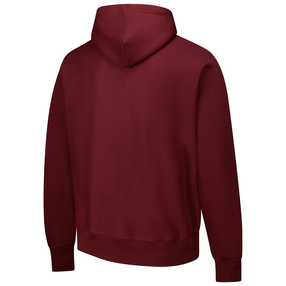 Men's Champion Maroon Minnesota Golden Gophers Vault Late Night Reverse Weave Pullover Hoodie