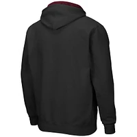 Men's Colosseum Black Minnesota Golden Gophers Arch & Logo 3.0 Full-Zip Hoodie