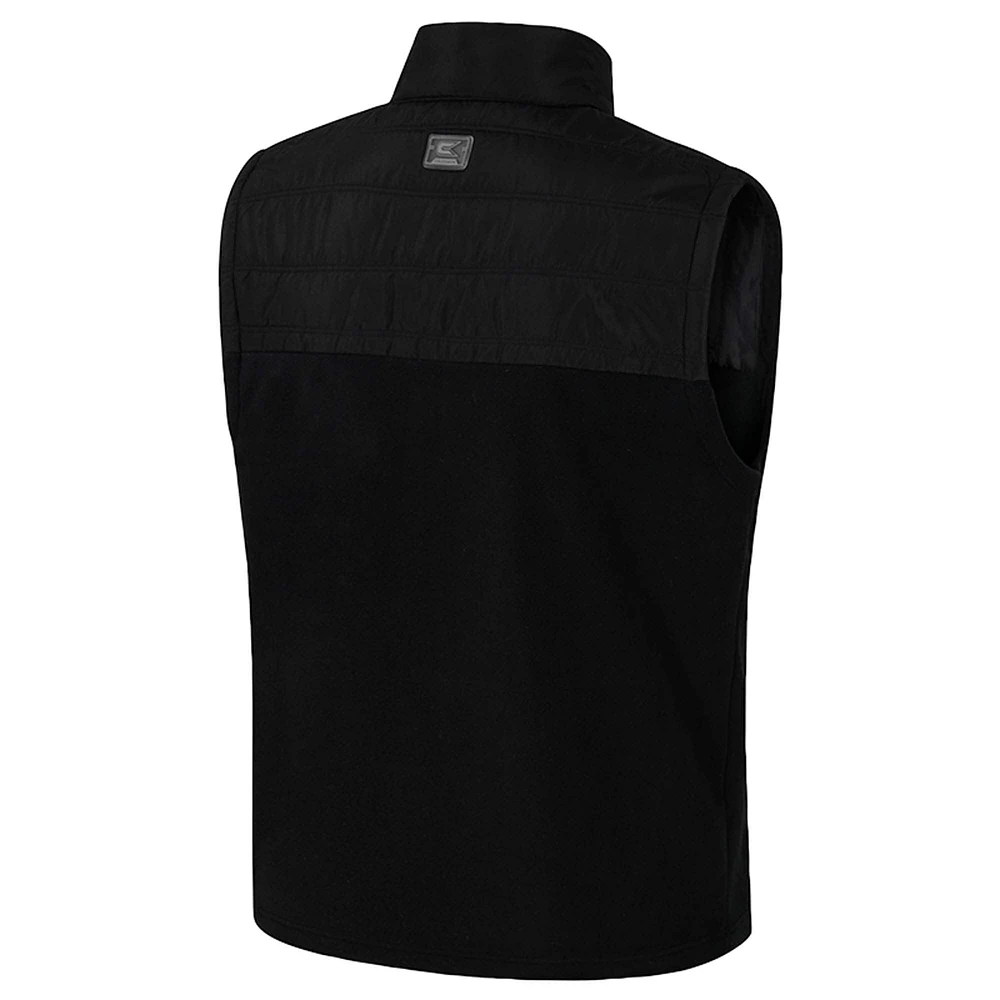 Men's Colosseum  Black Minnesota Golden Gophers Block The Sun Full-Zip Vest