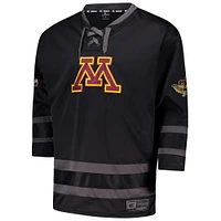 Men's Colosseum Black Minnesota Golden Gophers On The Ice Hockey Jersey