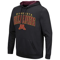 Men's Colosseum Black Minnesota Golden Gophers Resistance Pullover Hoodie