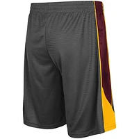 Short Colosseum Charcoal Minnesota Golden Gophers Turnover pour homme