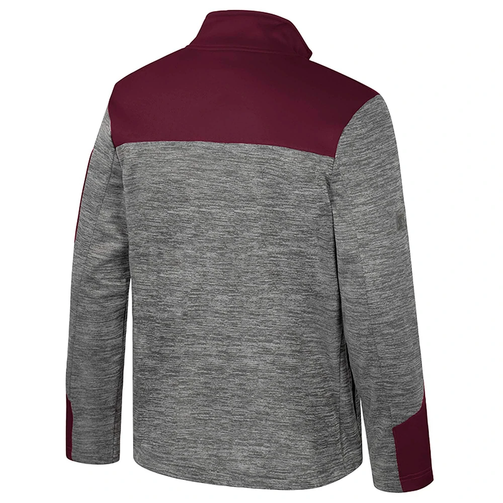 Men's Colosseum  Gray/Maroon Minnesota Golden Gophers Guard Full-Zip Jacket