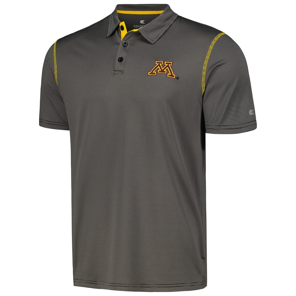 Men's Colosseum  Gray Minnesota Golden Gophers Cameron Polo