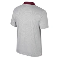Men's Colosseum Gray Minnesota Golden Gophers Tuck Striped Polo