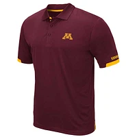 Men's Colosseum Maroon Minnesota Golden Gophers Big & Tall Santry Polo