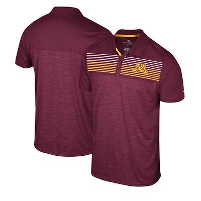 Polo Colosseum Maroon Minnesota Golden Gophers Langmore pour hommes