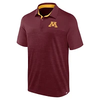 Men's Fanatics Heather Maroon Minnesota Golden Gophers Classic Homefield Polo