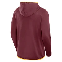 T-shirt à capuche de transition Fanatics pour hommes, bordeaux/or, Minnesota Golden Gophers